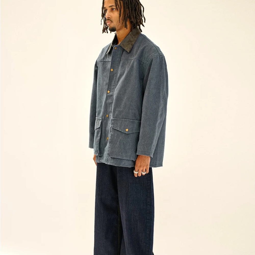 Beaulares designer wrangler Jacket with Contrast Collar - Picture 2 of 7